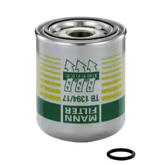 Air dryer cartridge MANN-FILTER TB 1394/17 x - Air dryer cartridge designed to remove moisture and impurities from compressed air in pneumatic braking systems