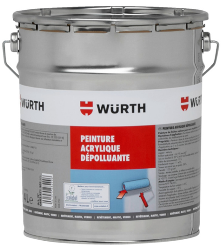 [AR000169] PEINTURE ACRYLIQUE DEPOLLUANTE 4L-CAT 2 (0892971502)